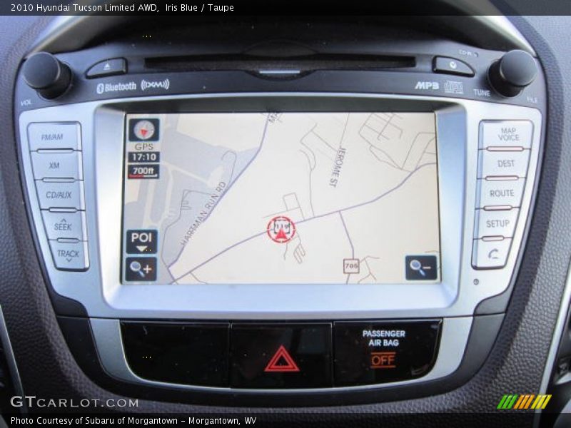 Iris Blue / Taupe 2010 Hyundai Tucson Limited AWD