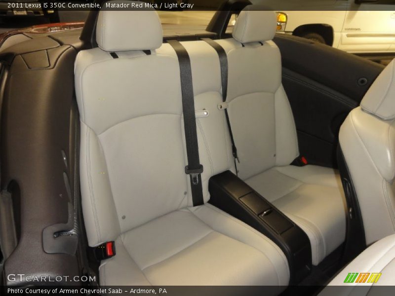 Rear Seat of 2011 IS 350C Convertible