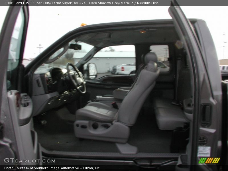 Dark Shadow Grey Metallic / Medium Flint 2006 Ford F350 Super Duty Lariat SuperCab 4x4
