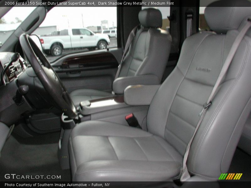 Dark Shadow Grey Metallic / Medium Flint 2006 Ford F350 Super Duty Lariat SuperCab 4x4