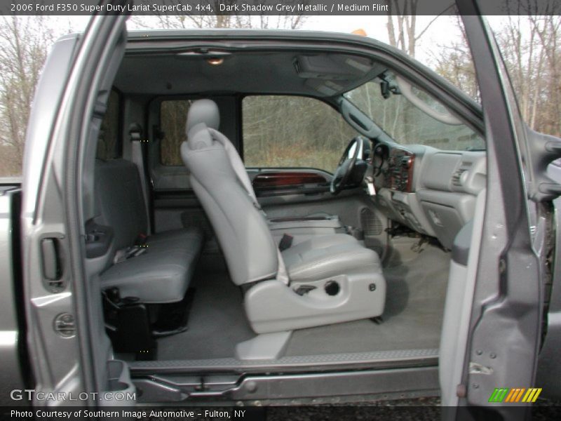 Dark Shadow Grey Metallic / Medium Flint 2006 Ford F350 Super Duty Lariat SuperCab 4x4