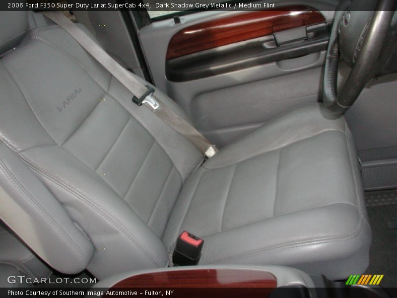Dark Shadow Grey Metallic / Medium Flint 2006 Ford F350 Super Duty Lariat SuperCab 4x4
