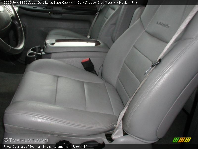 Dark Shadow Grey Metallic / Medium Flint 2006 Ford F350 Super Duty Lariat SuperCab 4x4