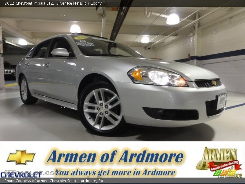 Silver Ice Metallic / Ebony 2012 Chevrolet Impala LTZ