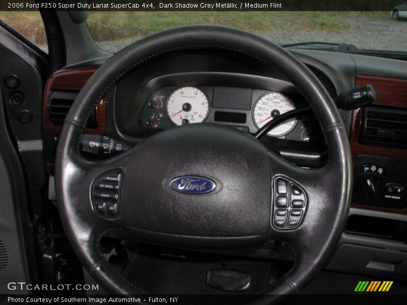 Dark Shadow Grey Metallic / Medium Flint 2006 Ford F350 Super Duty Lariat SuperCab 4x4