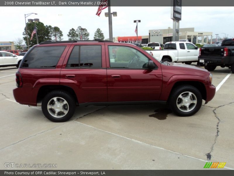 Dark Cherry Metallic / Ebony 2008 Chevrolet TrailBlazer LT