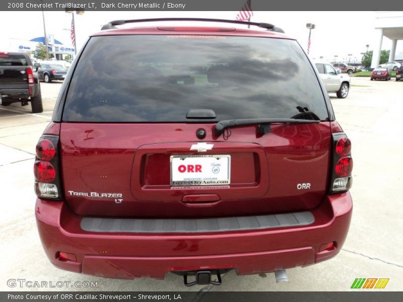 Dark Cherry Metallic / Ebony 2008 Chevrolet TrailBlazer LT