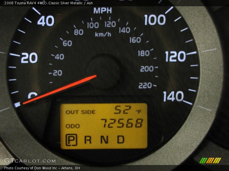 Classic Silver Metallic / Ash 2008 Toyota RAV4 4WD