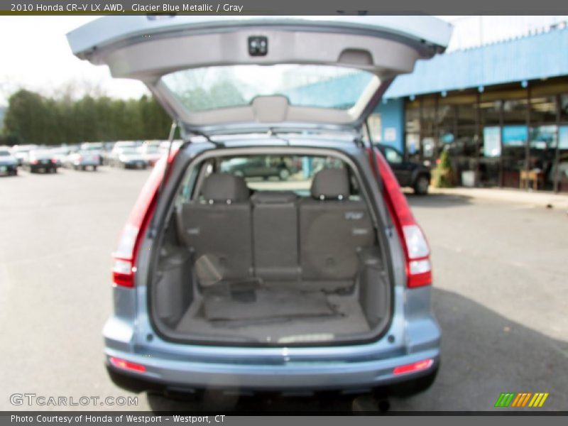 Glacier Blue Metallic / Gray 2010 Honda CR-V LX AWD