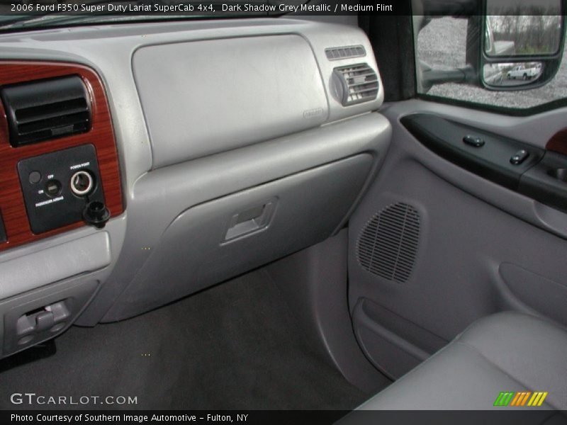 Dark Shadow Grey Metallic / Medium Flint 2006 Ford F350 Super Duty Lariat SuperCab 4x4
