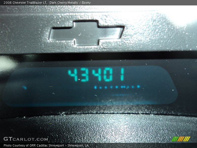 Dark Cherry Metallic / Ebony 2008 Chevrolet TrailBlazer LT