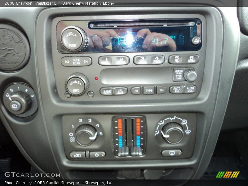 Dark Cherry Metallic / Ebony 2008 Chevrolet TrailBlazer LT