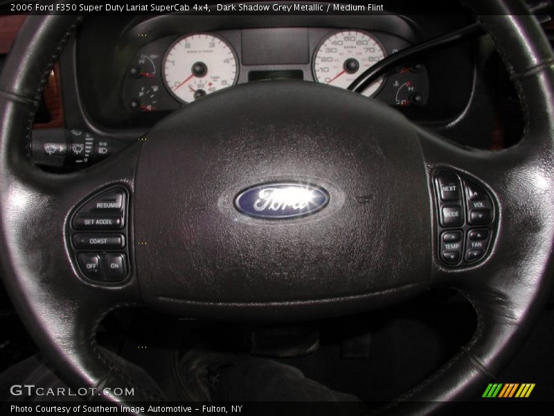 Dark Shadow Grey Metallic / Medium Flint 2006 Ford F350 Super Duty Lariat SuperCab 4x4