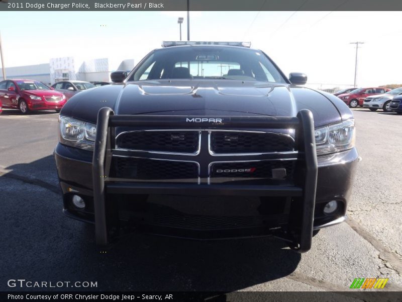 Blackberry Pearl / Black 2011 Dodge Charger Police