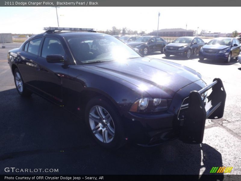 Blackberry Pearl / Black 2011 Dodge Charger Police