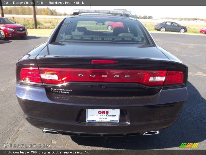 Blackberry Pearl / Black 2011 Dodge Charger Police