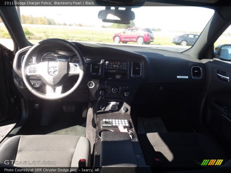 Blackberry Pearl / Black 2011 Dodge Charger Police