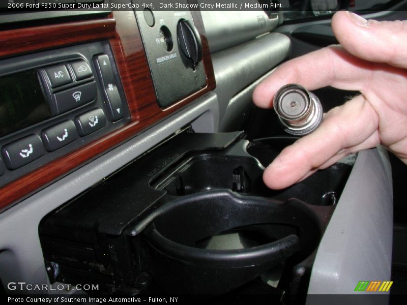 Dark Shadow Grey Metallic / Medium Flint 2006 Ford F350 Super Duty Lariat SuperCab 4x4