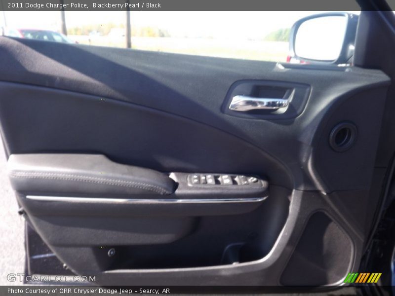 Blackberry Pearl / Black 2011 Dodge Charger Police