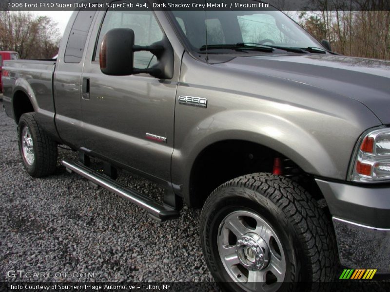 Dark Shadow Grey Metallic / Medium Flint 2006 Ford F350 Super Duty Lariat SuperCab 4x4