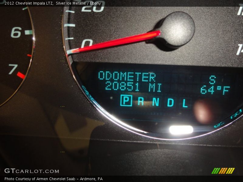 Silver Ice Metallic / Ebony 2012 Chevrolet Impala LTZ