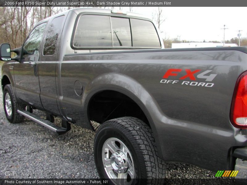 Dark Shadow Grey Metallic / Medium Flint 2006 Ford F350 Super Duty Lariat SuperCab 4x4