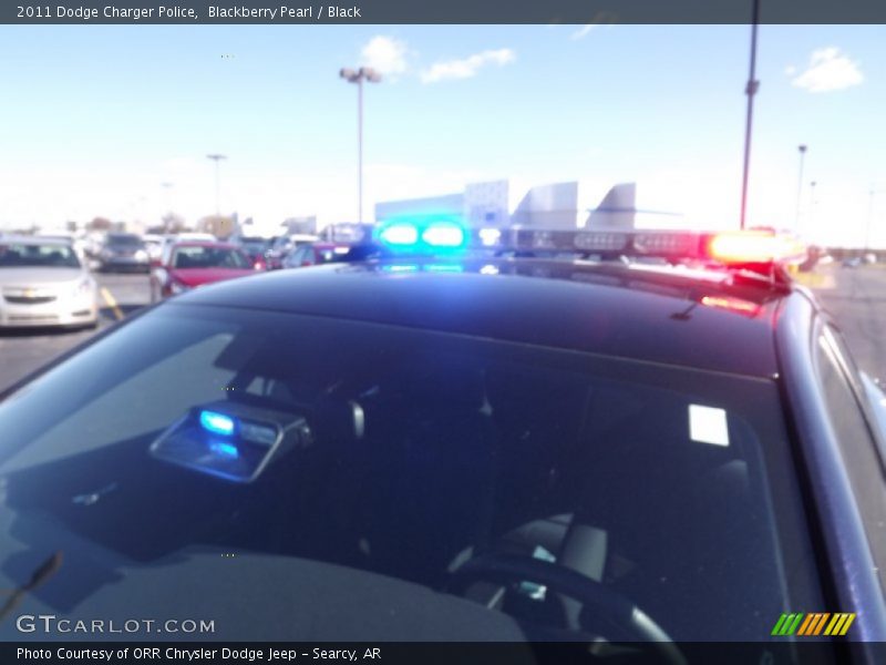 Blackberry Pearl / Black 2011 Dodge Charger Police