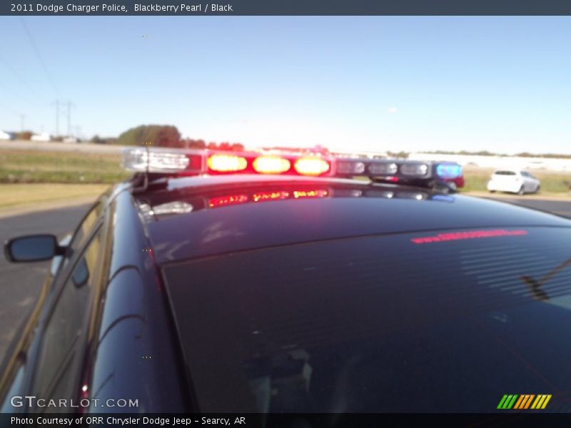 Blackberry Pearl / Black 2011 Dodge Charger Police