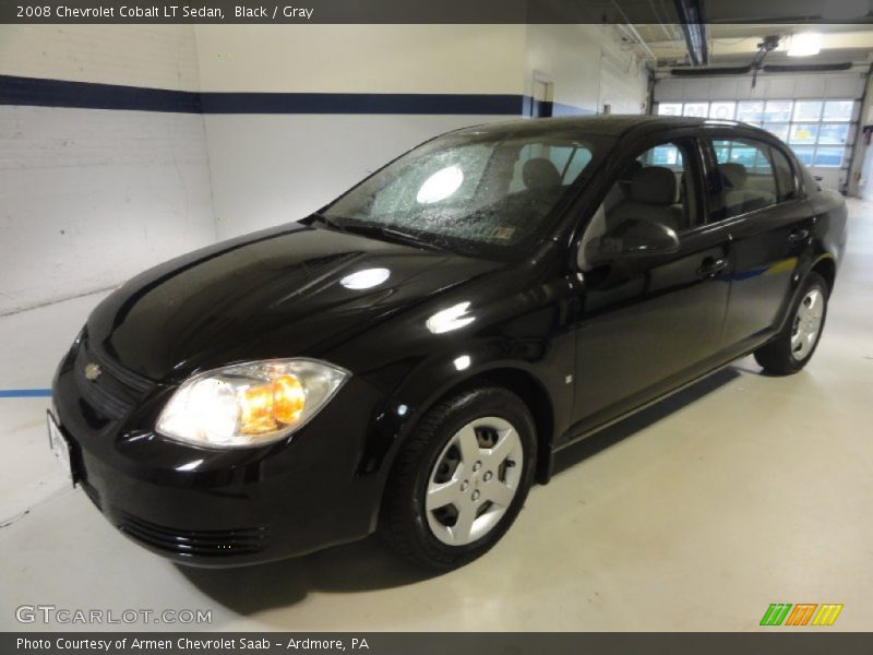 Black / Gray 2008 Chevrolet Cobalt LT Sedan