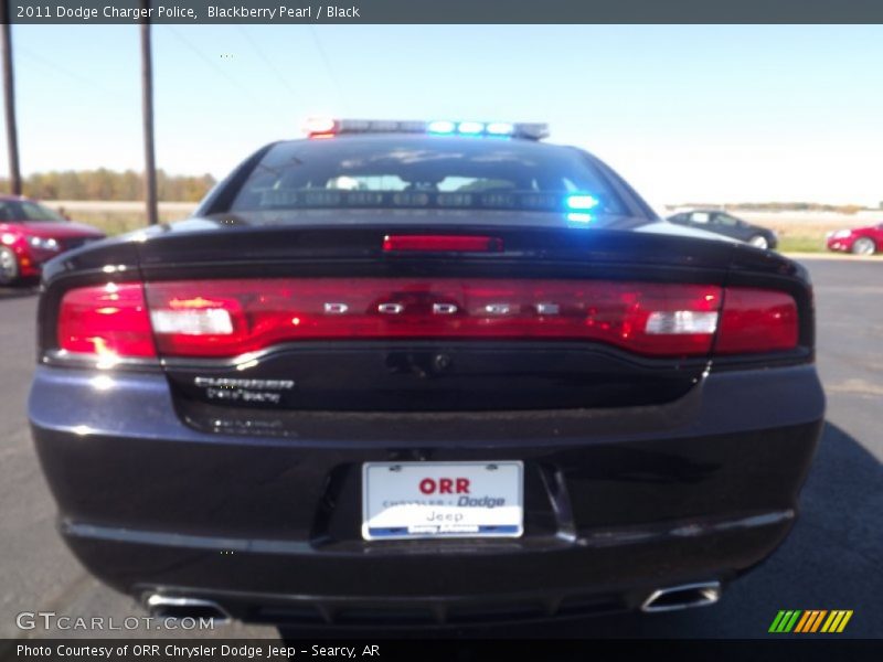 Blackberry Pearl / Black 2011 Dodge Charger Police