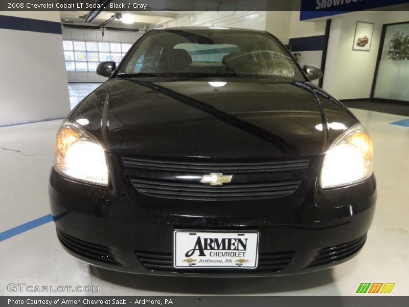 Black / Gray 2008 Chevrolet Cobalt LT Sedan