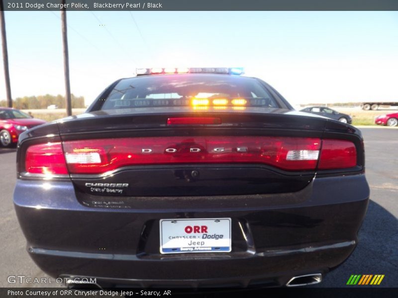 Blackberry Pearl / Black 2011 Dodge Charger Police