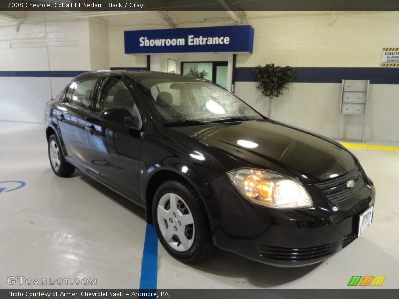 Black / Gray 2008 Chevrolet Cobalt LT Sedan