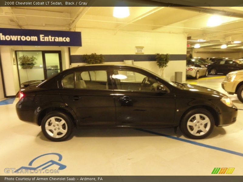 Black / Gray 2008 Chevrolet Cobalt LT Sedan