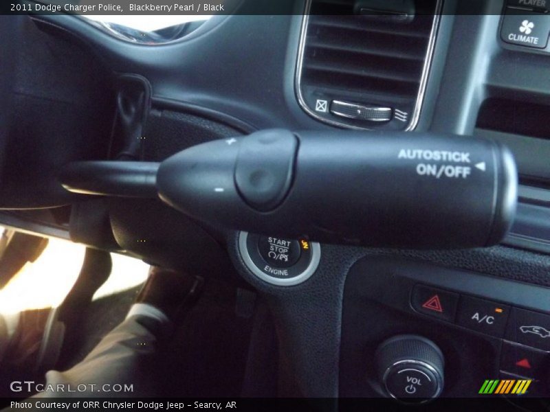 Blackberry Pearl / Black 2011 Dodge Charger Police