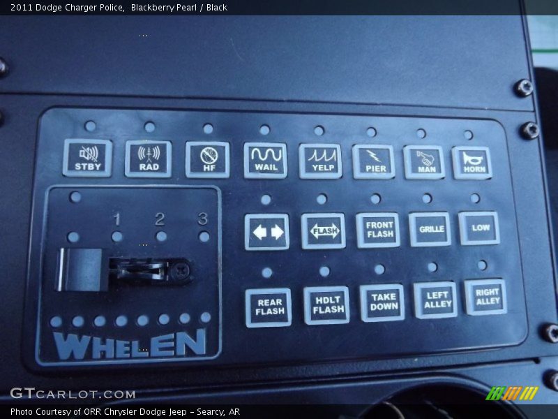 Police light controls - 2011 Dodge Charger Police