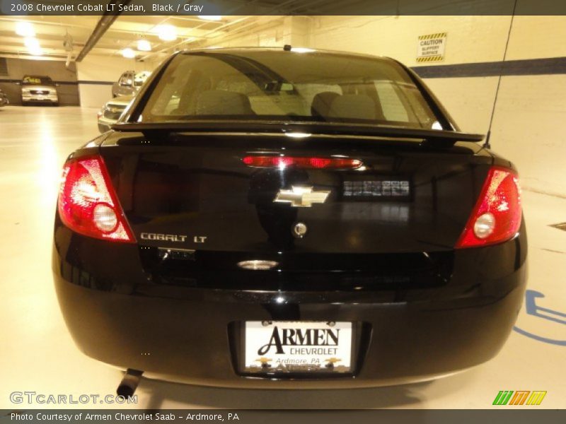 Black / Gray 2008 Chevrolet Cobalt LT Sedan