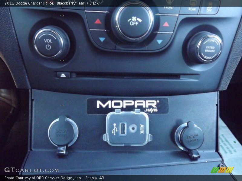 Blackberry Pearl / Black 2011 Dodge Charger Police