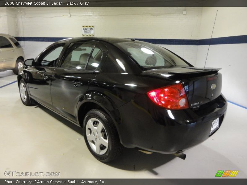 Black / Gray 2008 Chevrolet Cobalt LT Sedan