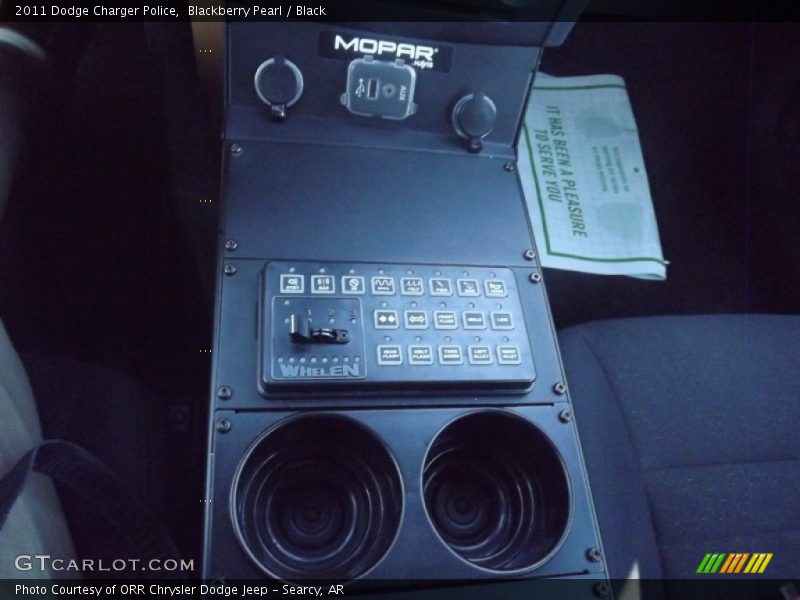 Controls of 2011 Charger Police