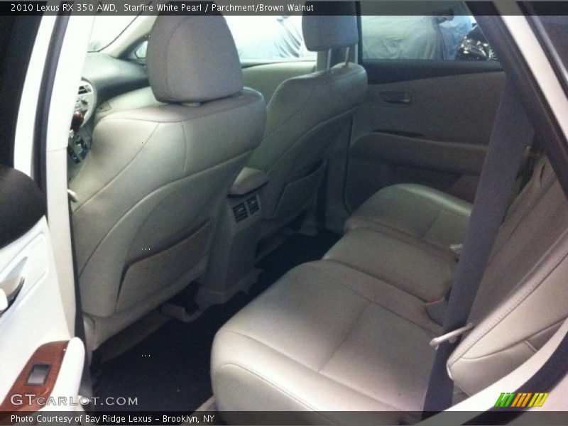 Starfire White Pearl / Parchment/Brown Walnut 2010 Lexus RX 350 AWD
