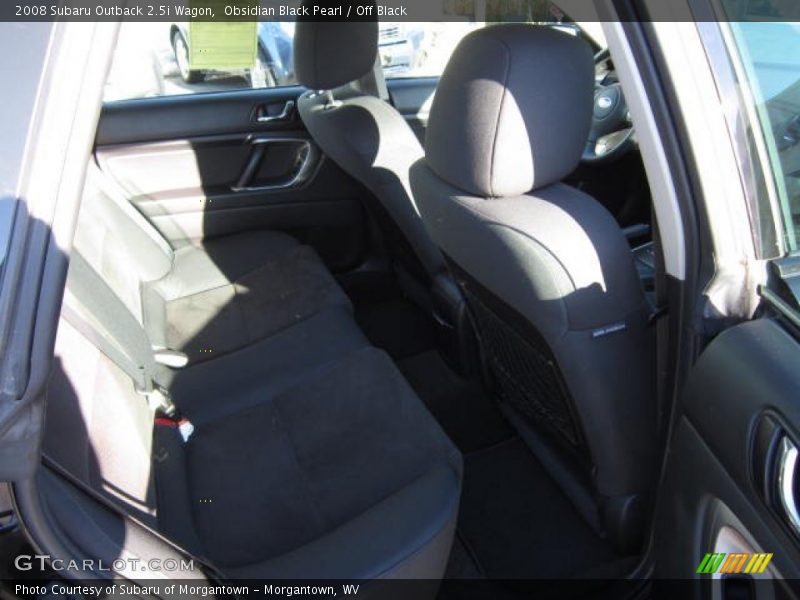 Obsidian Black Pearl / Off Black 2008 Subaru Outback 2.5i Wagon