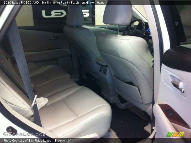 Starfire White Pearl / Parchment/Brown Walnut 2010 Lexus RX 350 AWD