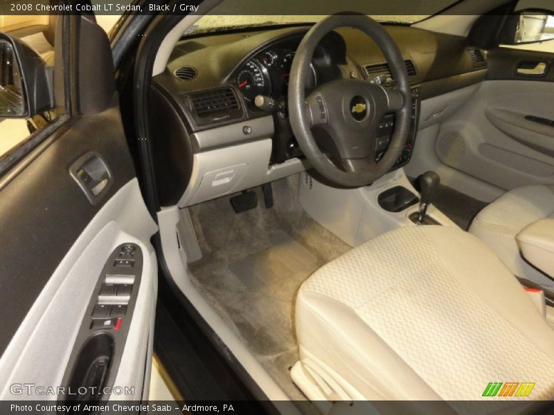 Black / Gray 2008 Chevrolet Cobalt LT Sedan