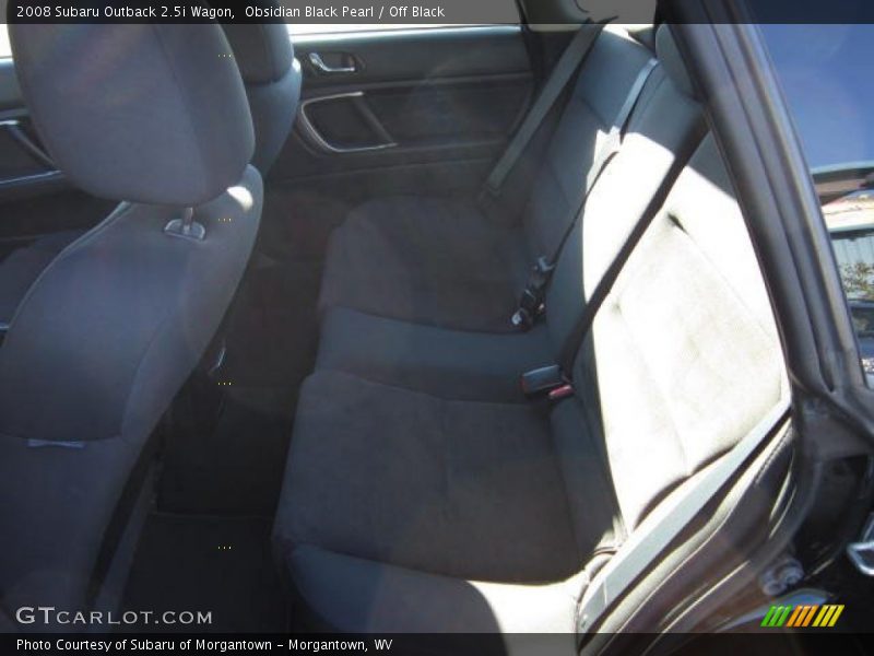 Obsidian Black Pearl / Off Black 2008 Subaru Outback 2.5i Wagon