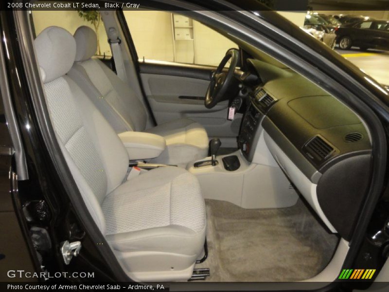 Black / Gray 2008 Chevrolet Cobalt LT Sedan
