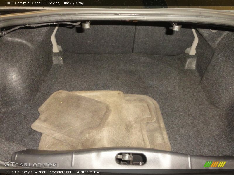 Black / Gray 2008 Chevrolet Cobalt LT Sedan