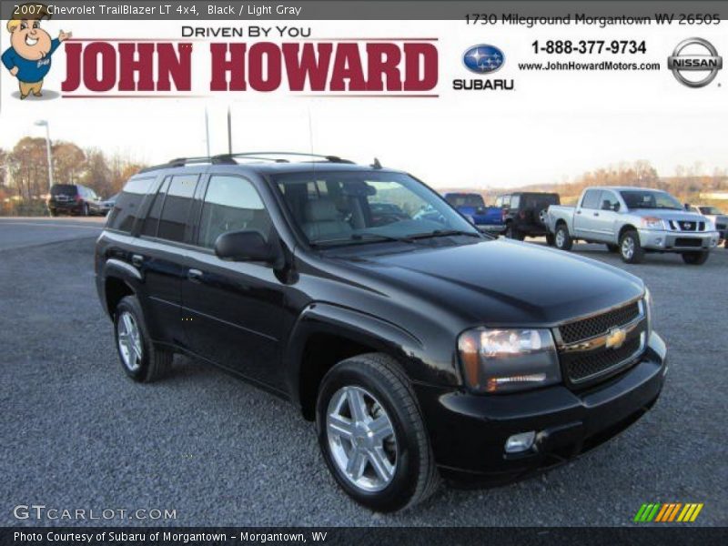 Black / Light Gray 2007 Chevrolet TrailBlazer LT 4x4