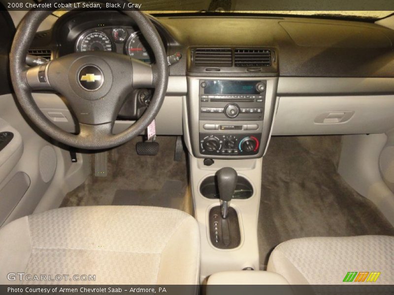 Black / Gray 2008 Chevrolet Cobalt LT Sedan