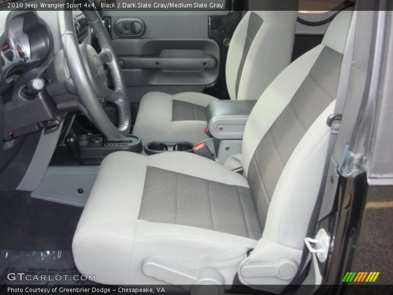 Black / Dark Slate Gray/Medium Slate Gray 2010 Jeep Wrangler Sport 4x4